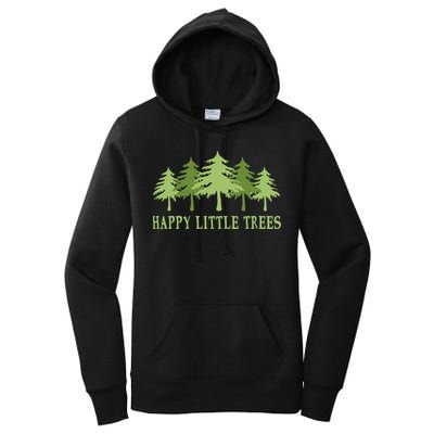 Happy Little Trees Women's Pullover Hoodie