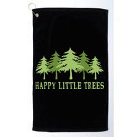 Happy Little Trees Golf Towel