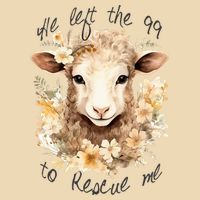 He Left The 99 To Rescue Me Jesus Saves Never Abandon You Drawstring Bag