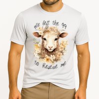 He Left The 99 To Rescue Me Jesus Saves Never Abandon You Cooling Performance Crew T-Shirt