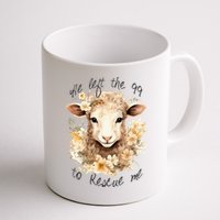 He Left The 99 To Rescue Me Jesus Saves Never Abandon You Mug