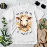 He Left The 99 To Rescue Me Jesus Saves Never Abandon You Premium T-Shirt