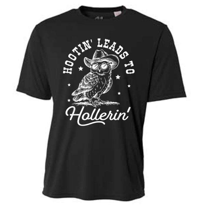 Hootin Leads To Hollerin Cooling Performance Crew T-Shirt