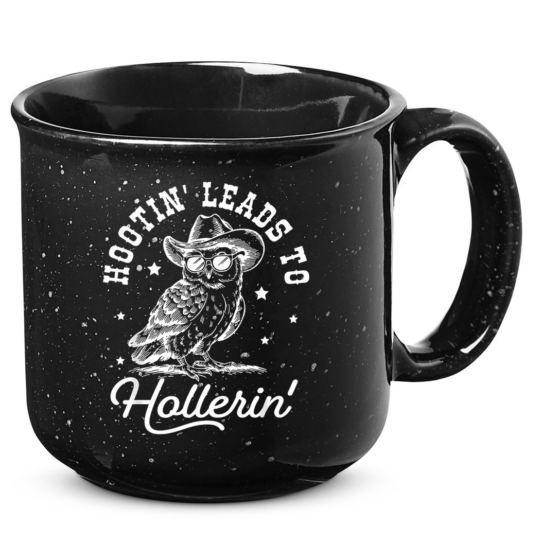 Hootin Leads To Hollerin 15oz Campfire Ceramic Mug