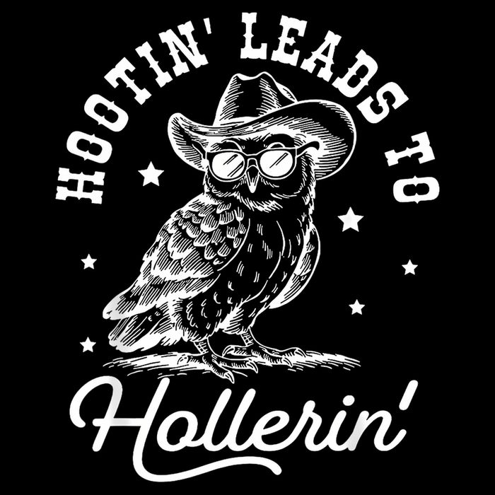 Hootin Leads To Hollerin Pom Pom 12in Knit Beanie