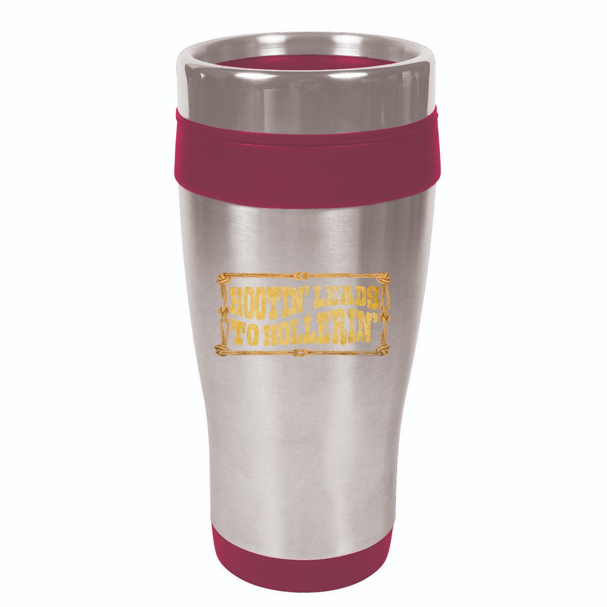 Hootin Leads To Hollerin Groovy 16oz Travel Tumbler