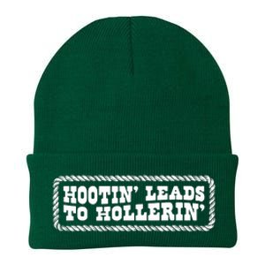 Hootin Leads To Hollerin Groovy Knit Cap Winter Beanie