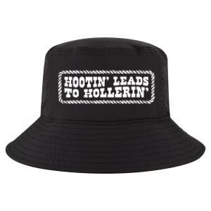 Hootin Leads To Hollerin Groovy Cool Comfort Performance Bucket Hat