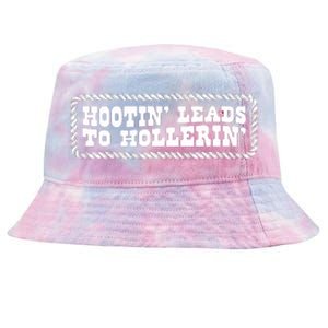 Hootin Leads To Hollerin Groovy Tie-Dyed Bucket Hat