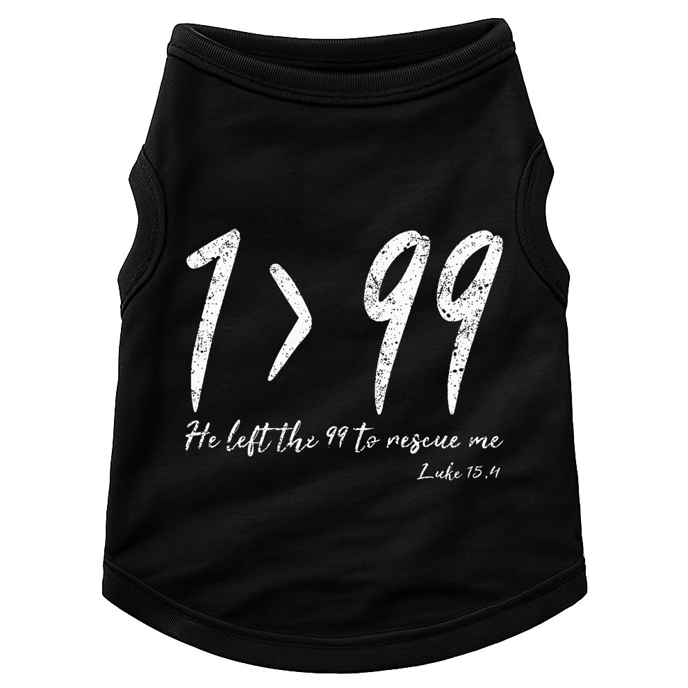 He Left The 99 To Rescue Me Luke Christian Grace Doggie Tank