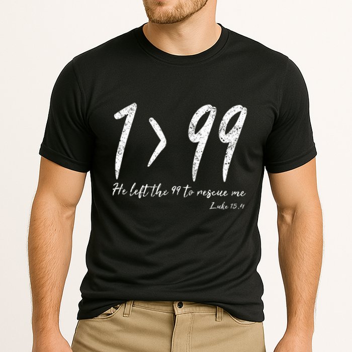 He Left The 99 To Rescue Me Luke Christian Grace Performance Shirt