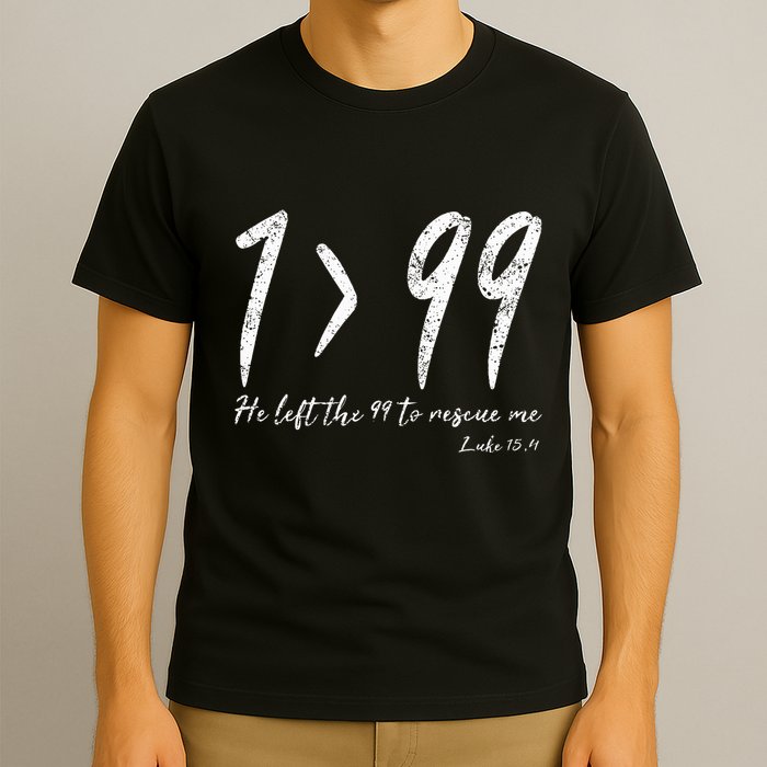 He Left The 99 To Rescue Me Luke Christian Grace T-Shirt