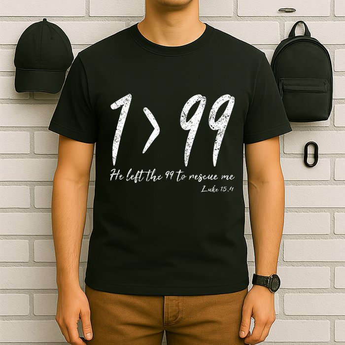 He Left The 99 To Rescue Me Luke Christian Grace T-Shirt
