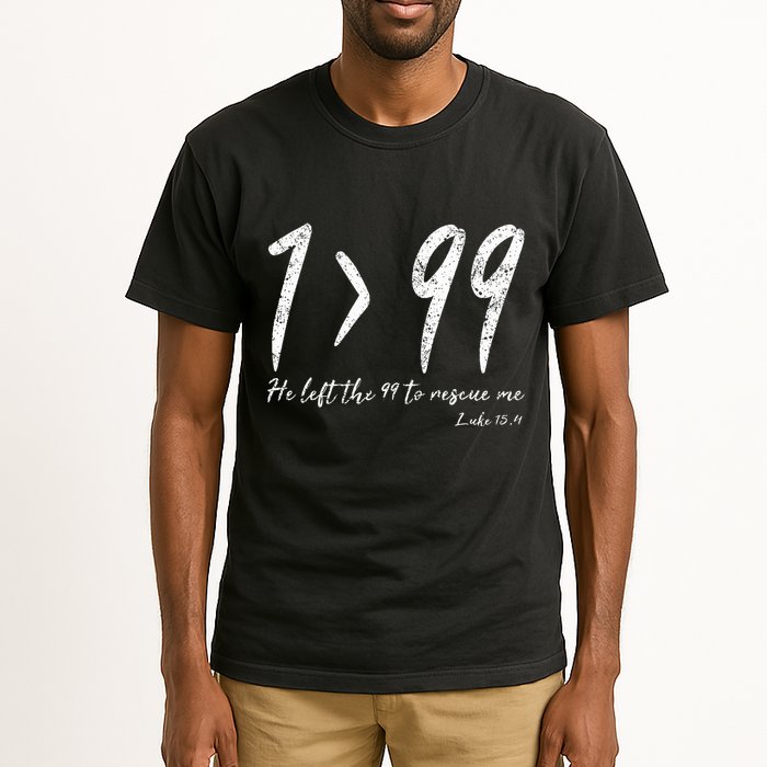 He Left The 99 To Rescue Me Luke Christian Grace Tall T-Shirt