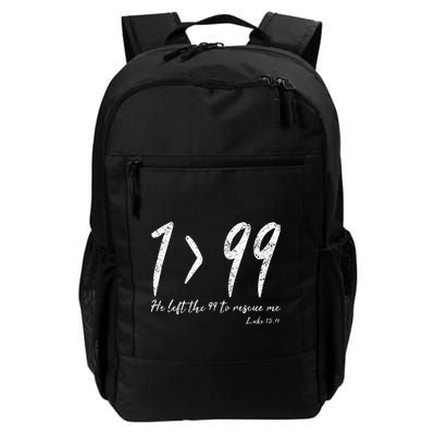 He Left The 99 To Rescue Me Luke Christian Grace Backpack