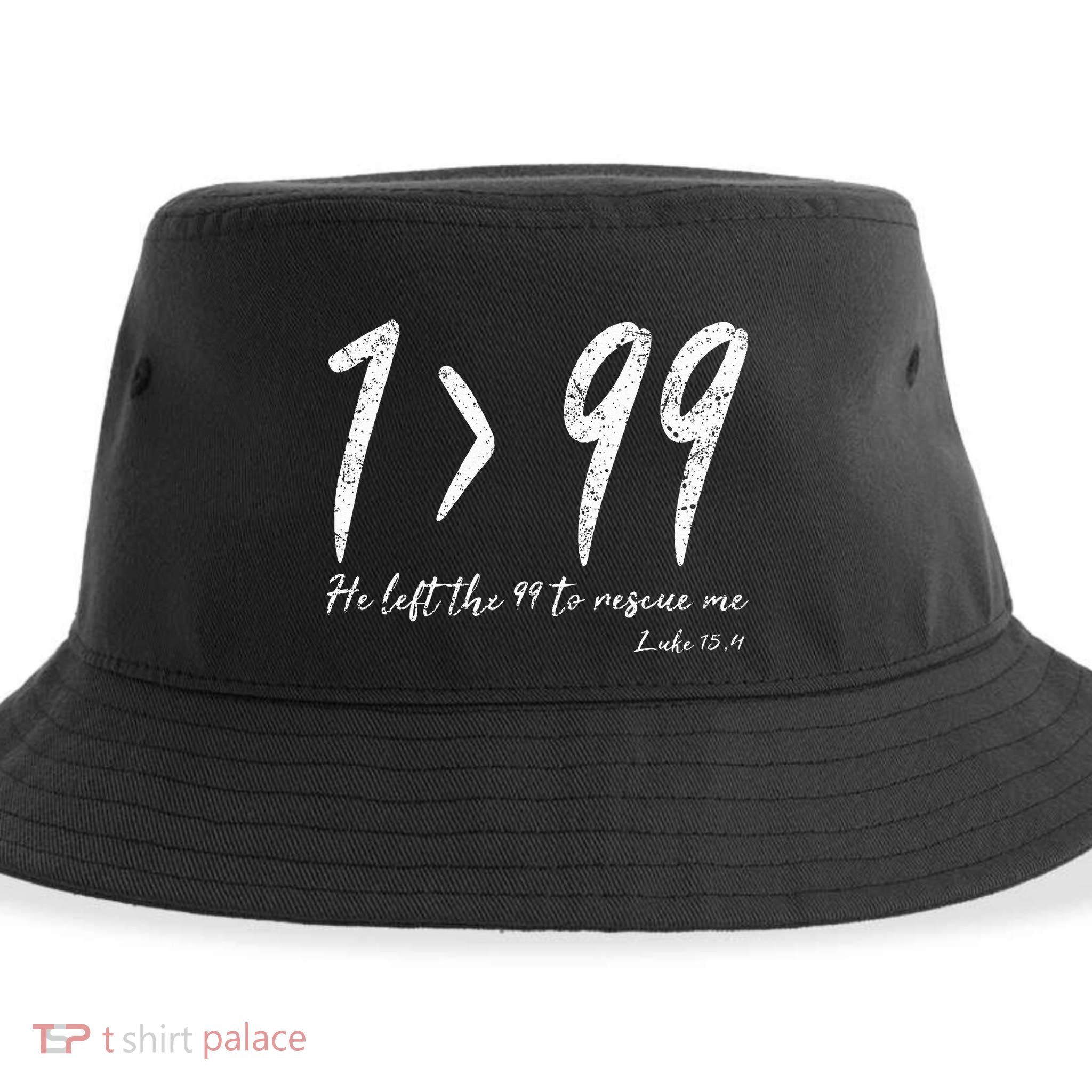 He Left The 99 To Rescue Me Luke Christian Grace Sustainable Bucket Hat