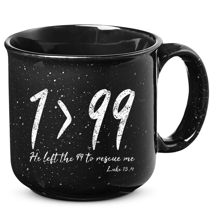 He Left The 99 To Rescue Me Luke Christian Grace 15oz Campfire Ceramic Mug