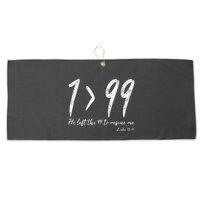 He Left The 99 To Rescue Me Luke Christian Grace Large Microfiber Waffle Golf Towel
