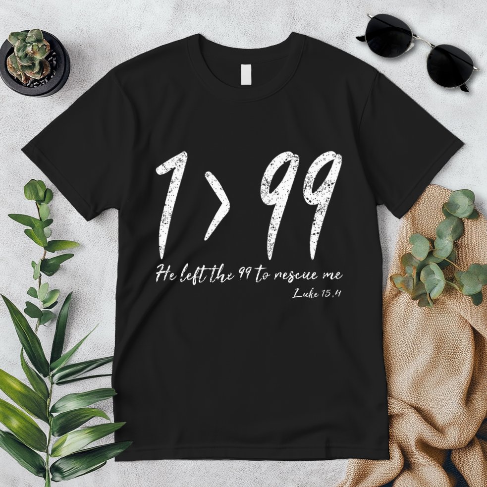 He Left The 99 To Rescue Me Luke Christian Grace Premium T-Shirt
