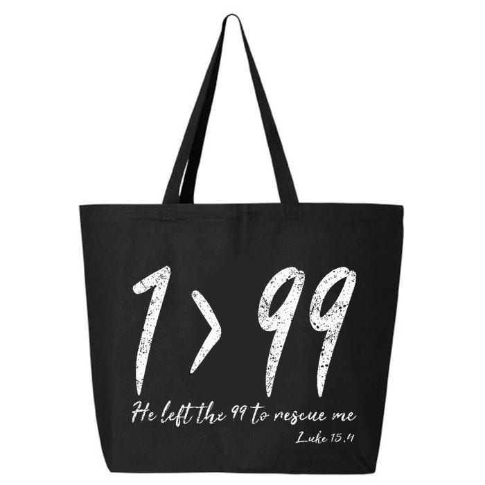 He Left The 99 To Rescue Me Luke Christian Grace 25L Jumbo Tote