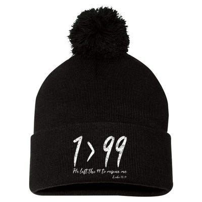He Left The 99 To Rescue Me Luke Christian Grace Pom Pom 12in Knit Beanie