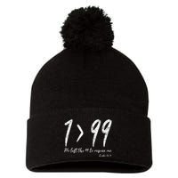 He Left The 99 To Rescue Me Luke Christian Grace Pom Pom 12in Knit Beanie