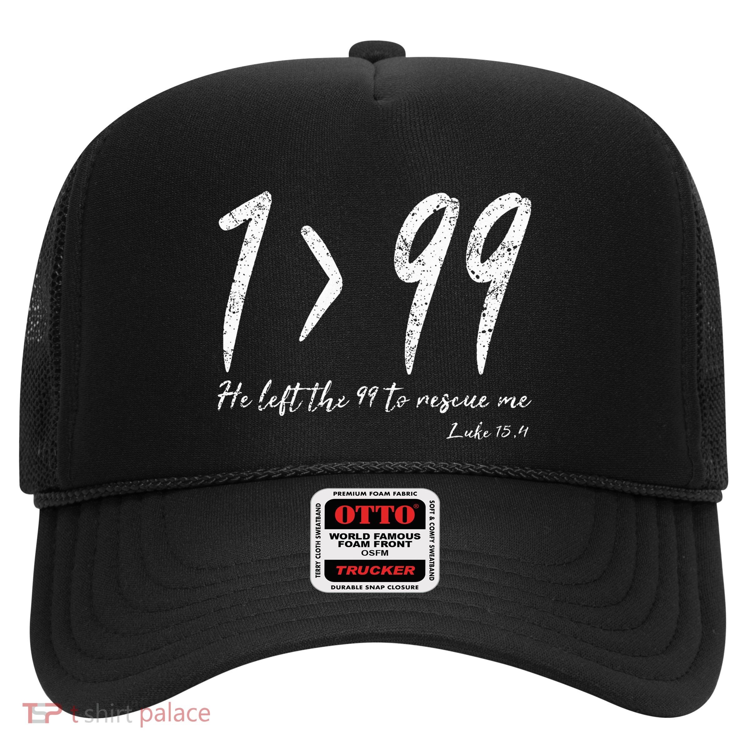 He Left The 99 To Rescue Me Luke Christian Grace Trucker Hat
