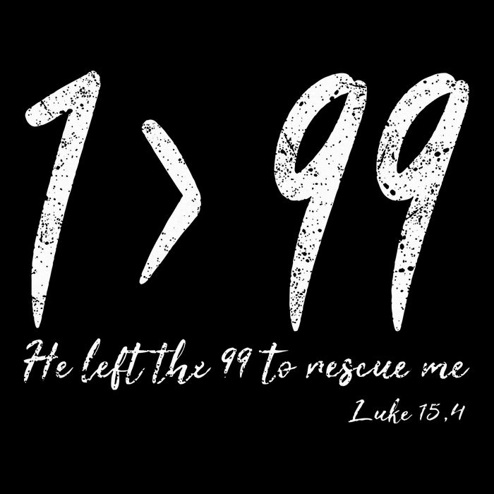 He Left The 99 To Rescue Me Luke Christian Grace Toddler Hoodie