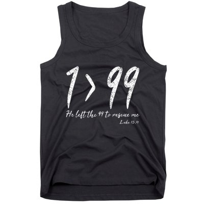He Left The 99 To Rescue Me Luke Christian Grace Tank Top