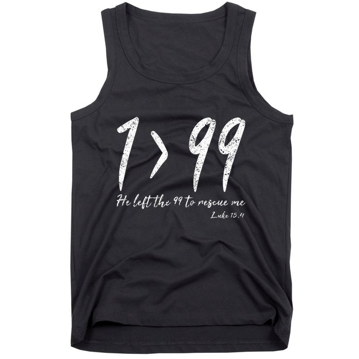 He Left The 99 To Rescue Me Luke Christian Grace Tank Top
