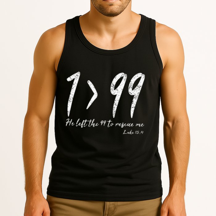 He Left The 99 To Rescue Me Luke Christian Grace Tank Top