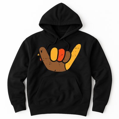 Hang Loose Thanksgiving Day Cool Shaka Sign Fall Autumn Hoodie