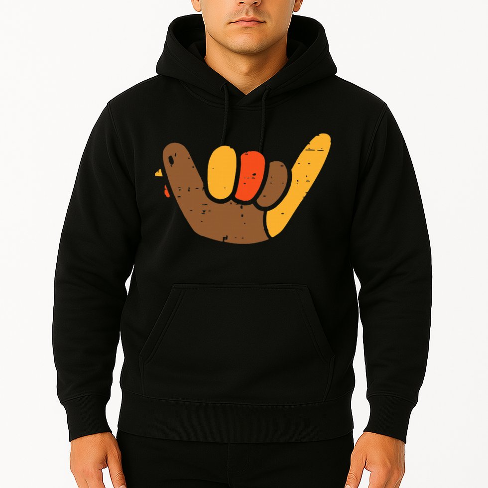 Hang Loose Thanksgiving Day Cool Shaka Sign Fall Autumn Hoodie