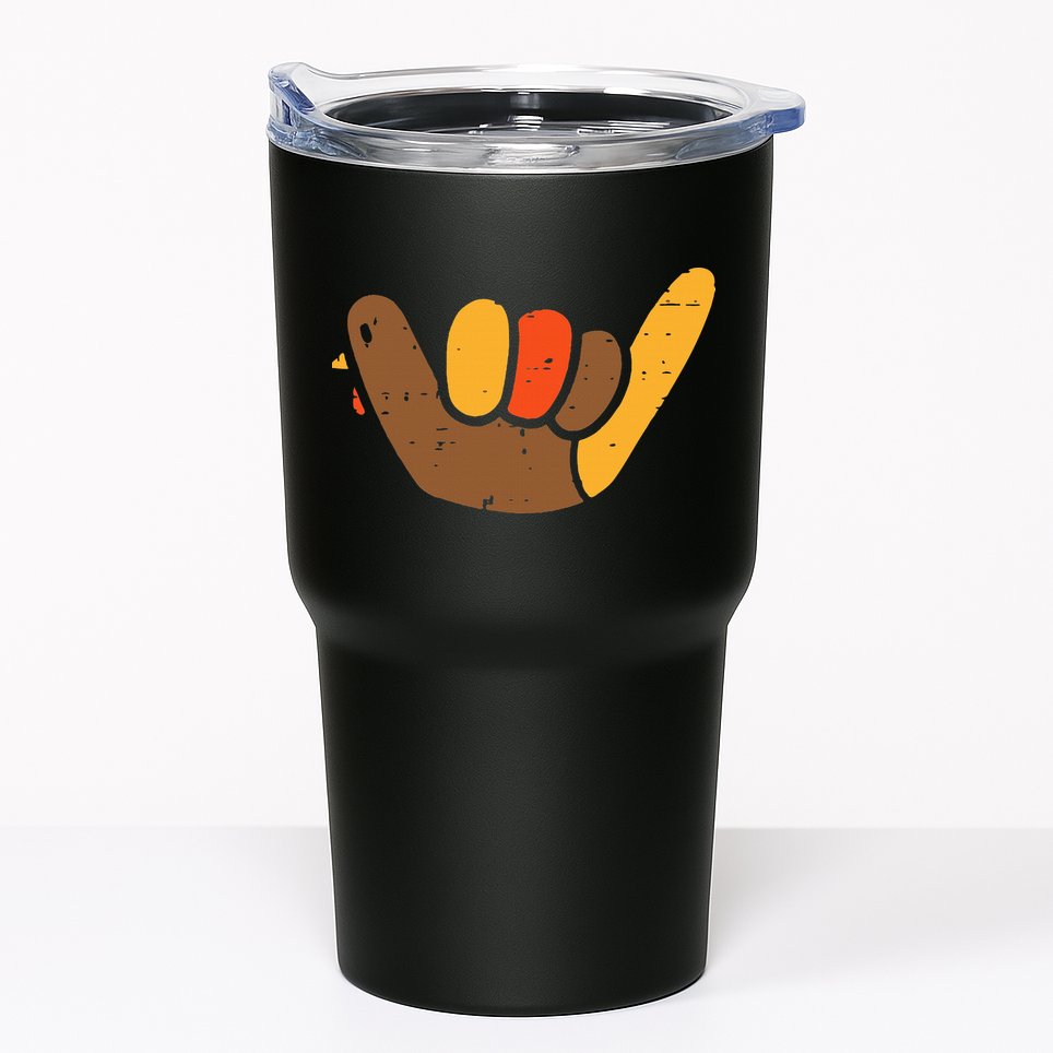 Hang Loose Thanksgiving Day Cool Shaka Sign Fall Autumn Tumbler