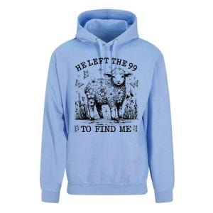 He Left The 99 To Find Me Christian Luke 154 Bible Unisex Surf Hoodie