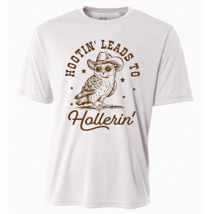 Hootin Leads To Hollerin Cooling Performance Crew T-Shirt