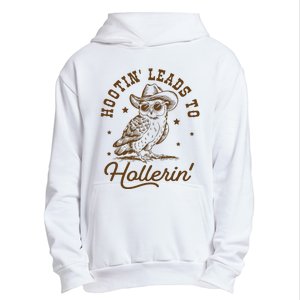 Hootin Leads To Hollerin Urban Pullover Hoodie