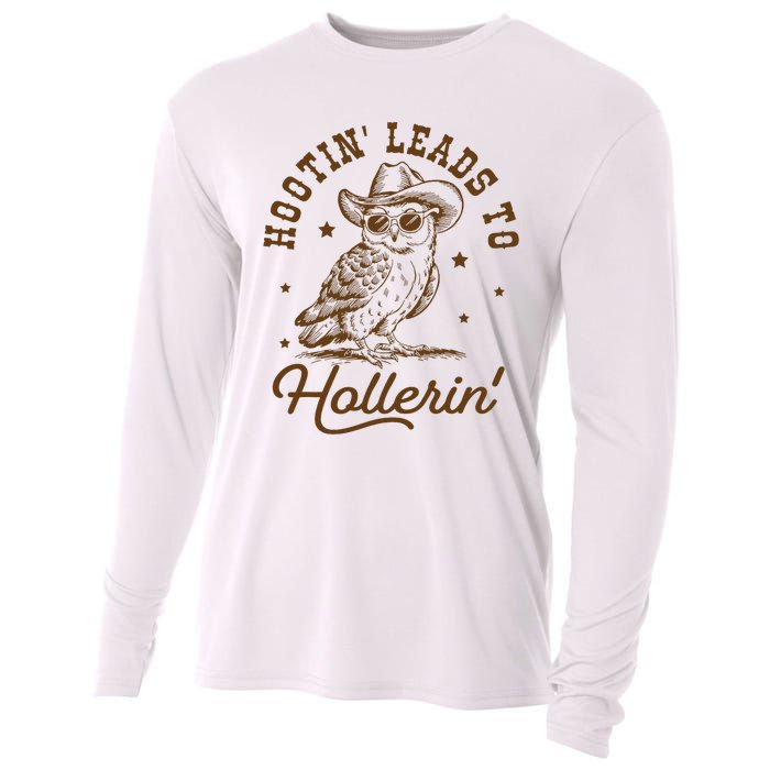 Hootin Leads To Hollerin Cooling Performance Long Sleeve Crew