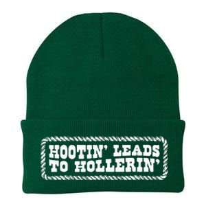 Hootin Leads To Hollerin Knit Cap Winter Beanie