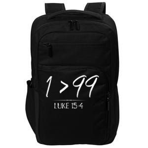 He Left The 99 To Rescue Me Christian Luke Sheep Gift Impact Tech Backpack