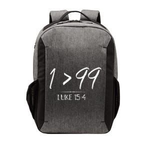 He Left The 99 To Rescue Me Christian Luke Sheep Gift Vector Backpack