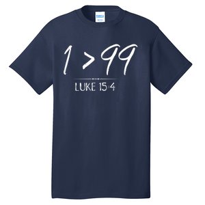 He Left The 99 To Rescue Me Christian Luke Sheep Gift Tall T-Shirt