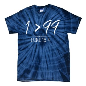 He Left The 99 To Rescue Me Christian Luke Sheep Gift Tie-Dye T-Shirt