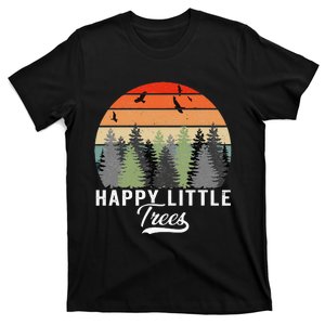 Happy Little Tree Bob Style Forests Earth Day T-Shirt