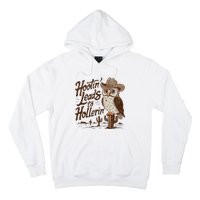 Hootin Leads To Hollerin Western Cowboy Owl Funny Saying Hoodie