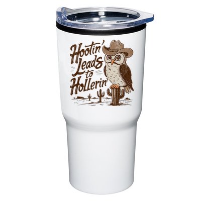 Hootin Leads To Hollerin Western Cowboy Owl Funny Saying Tumbler