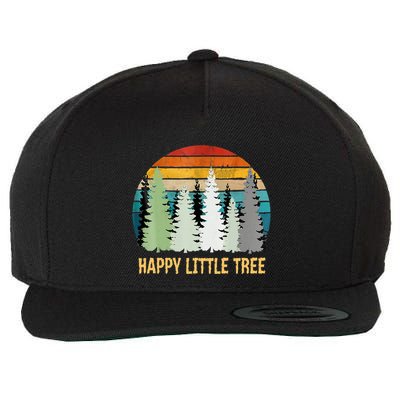 Happy Little Tree Best 80s Retro Outfit Gifts Wool Snapback Cap