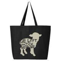 He Left The 99 To Rescue Me Religious Christian 25L Jumbo Tote