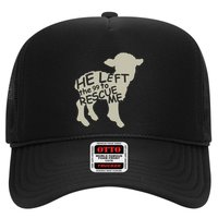 He Left The 99 To Rescue Me Religious Christian Trucker Hat