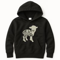 He Left The 99 To Rescue Me Religious Christian Kids Hoodie